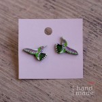 Earrings - birds - Hummingbirds