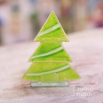 Choinka ze szkła - świecznik