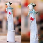 Anioł walentynkowy handmade