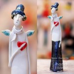 Anioł z sercem handmade