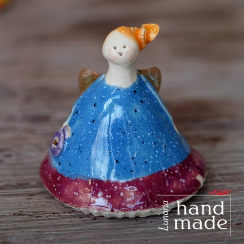 ceramiczna-figurka-aniolek-recznie-robiony