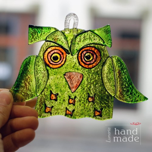 recznie-robiona-sowa-ze-szkla