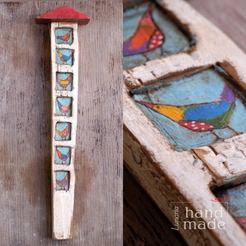 obrazek-drewniany-recznie-malowane-ptaszki