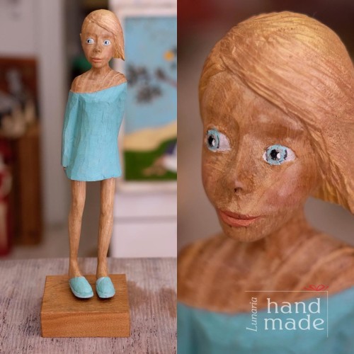 dziewczynka-rzezba-handmade