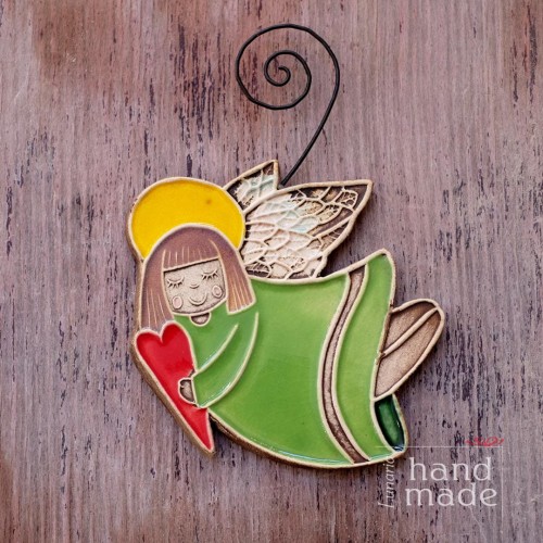 aniolek-ceramiczny-recznie-robiony-zielony