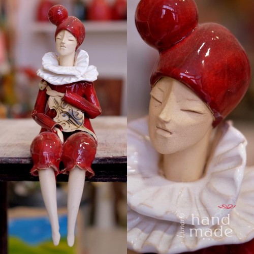 pierrot-czerwony-handmade