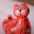 recznie-robiony-czerwony-kot